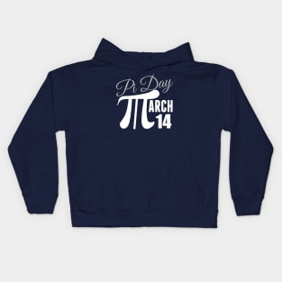 Pi Day March 14 Kids Hoodie